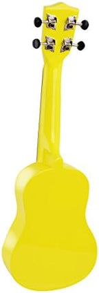 FINO Beginner Ukulele 21 Inch Soprano Ukelele for Kids Four String Wood Children Ukulele with Gig Bag (Yellow)
