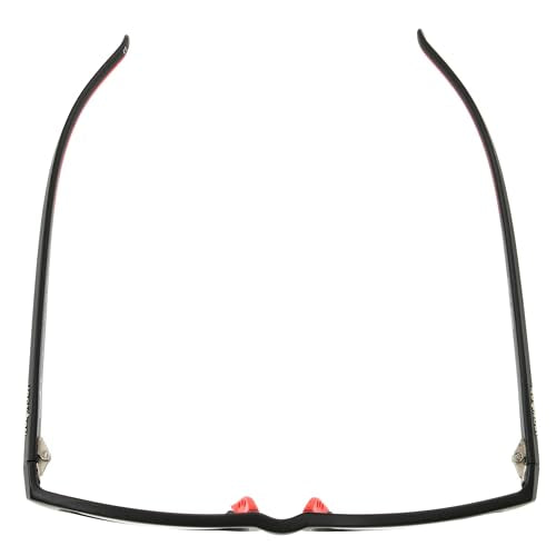 Foster Grant IRONMAN Men's Endeavor Square Reading Glasses, BLACK, 1.25x