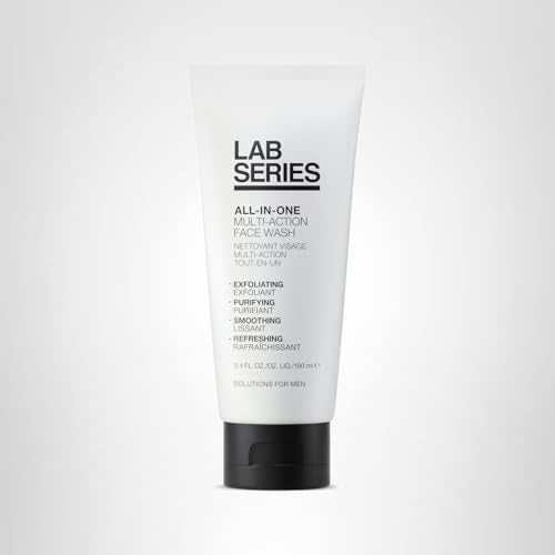 Lab Series Men's All-In-One Multi-Action Face Wash - Face Scrub - Cleanse and Purify Skin - Skin Care for Men, 3.4 Fl Oz
