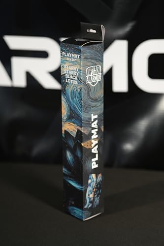 (Starry Starry Black Lotus) 14x24 TCG/MTG Playmat