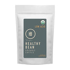 Healthy Bean Organic Espresso Coffee Beans Whole - Low Acid for Sensitive Stomachs, Strong, Rich Flavor, Clean and Healthy - USDA Organic, Espresso Coffee Beans, 11oz