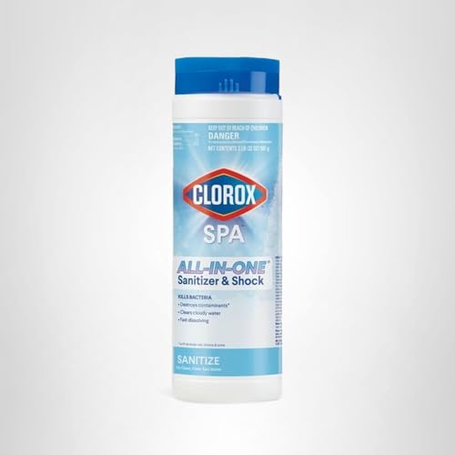 Clorox® Pool&Spa™ Spa Water All-in-One Sanitizer & Shock, Destroys Contaminants, Clears Cloudy Water, 2LB (Pack of 1)