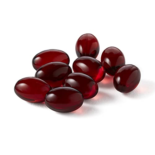 Megared Omega-3 Fish Oil + High Absorption Krill Oil 500mg Softgels, MegaRed Advanced 4in1 (80 count in a bottle) Concentrated Omega-3 Fish & Krill Oil Supplement