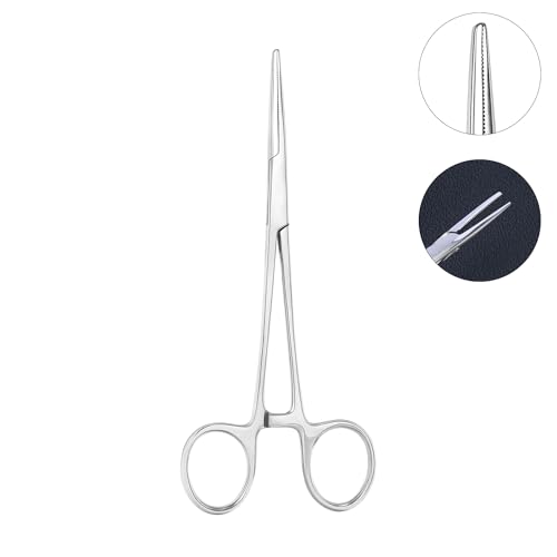 Hemostats Piercing Clamps Ear Nose Septum Piercing Piercing Tool for All Piercings 316L Stainless Steel Ear Lip Nose Belly Navel Tongue Body Piercing Kit