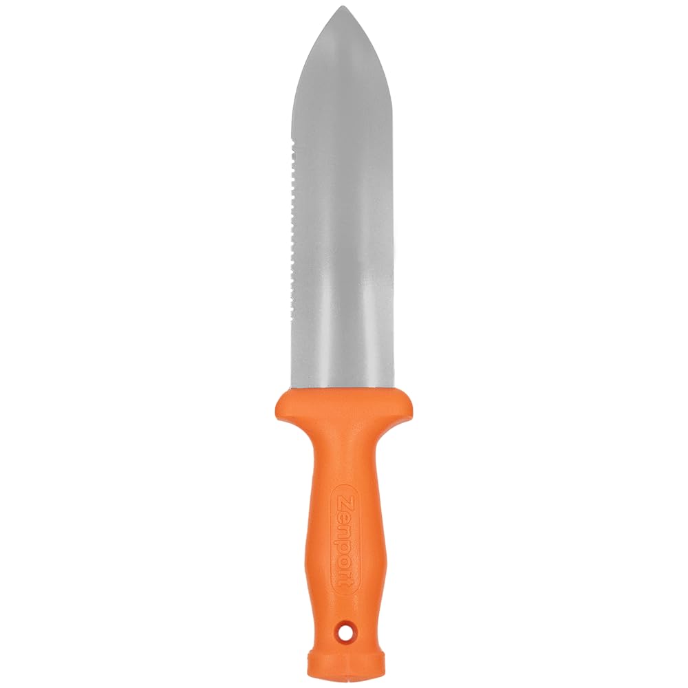 Zenport K245 ZenBori Soil Knife with 6-Inch Stainless Steel Serrated Blade