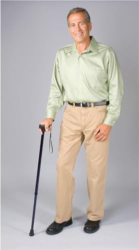 Carex Health Brands FGA52000 Black Soft Grip Derby Cane