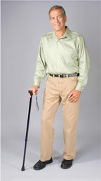 Carex Health Brands FGA52000 Black Soft Grip Derby Cane