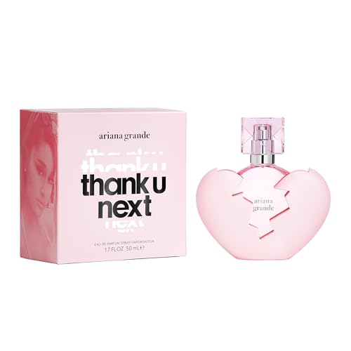 Ariana Grande Thank U Next Eau de Parfum – Floral Gourmand Musk Fragrance for Women – Women's Perfume with Notes of Coconut, Macaroon Sugar & Wild Raspberry