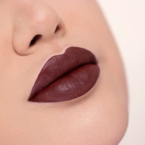 Beauty Bakerie Lip Whip Liquid Lipstick for Women, Waterproof Lip Gloss, Tint, Stain Long Lasting Hydrating Moisturizer, Matte or Metallic, 3.5mL, Chocolate for Breakfast