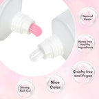 Makartt Poly Nail Gel Set, Clear and Peach Pink, 2 Colors 50ML, Gel Builder for Nail Extension, Nail Strengthener 3D Diy Hard Gel French Manicures Salon Nail Art At Home