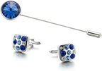 French Shirt Clothing Accessories Match Dress Accessories Cufflinks Buttons Tuxedo Lapel Nails (D As shown in the picture)