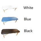 Case of 100 Disposable Fitted Massage Table Sheets Bed Covers 82 x 35 inches Blue
