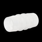 Feelers 1" x 1" Plastic Hose Barb Fitting 15 Pack, Equal Barbed Splicer Connector, Straight Union Adapter for Aquarium, Air Line, Fuel Line, Liquid Transfer