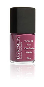 Dr’s Remedy 3 Pack Nail Polish Kit, BRILLIANT Berry Trio, Non Toxic and Organic All Natural Enriched Nail Strengthener - TOTAL Two-in-One Glaze/BRAVE Berry/MINDFUL Mulberry