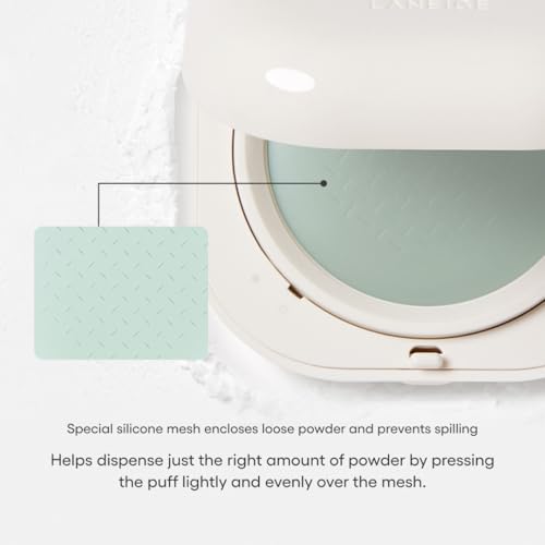 LANEIGE Neo Blurring Powder: Korean Oil Absorbing, Smoothing, Pore Blurring Compact with No-Spill, Travel-Friendly Design and Blue Hyaluronic Acid