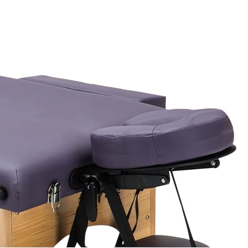 HOINCO Massage Face Cradle Cushion Universal Headrest Face Rest Neck Head Cushion for Massage Chairs Spa Bed(Purple)