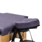 HOINCO Massage Face Cradle Cushion Universal Headrest Face Rest Neck Head Cushion for Massage Chairs Spa Bed(Purple)