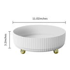 funest Makeup Perfume Organizer, 360 Degree Rotating Lazy Susan Cosmetic Desk Storage Lotions Display Case Round Tray with Large Capacity, for Your Jewelry