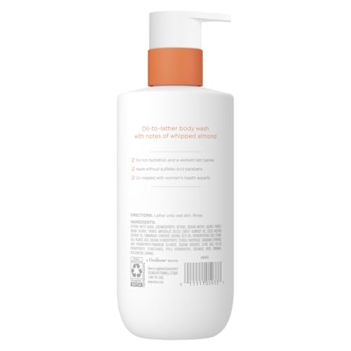 Dove Shower Body Oil Wash for Women - Ultra‑Moisturizing Feminine Wash For Dry & Itchy Skin, 14.2 oz