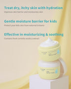 Kids' Barrier Cream - Korean Kids Daily Intensive Moisturizing Cream for Face and Body - Improves Skin Barrier & Soothing Rough Skin with Cica and Panthenol - Allergen Free Scent, 6.09 oz.