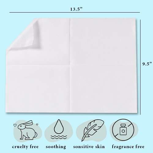 Disposable Dry Wipes, 200 Pack – Ultra Soft Non-Moistened Cleansing Cloths for Adults, Incontinence, Baby Care, Makeup Removal – 9.5" x 13.5" - Hospital Grade, Durable – by ProHeal