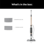 Shark SteamSpot Steam Mop with Steam Blaster Technology, 3 Steam Modes, 2 Washable Pads, XL Removable Water Tank, Lightweight, Steam Cleaner for sealed Hard Floors, Hardwood, Tile, Laminate, S2001