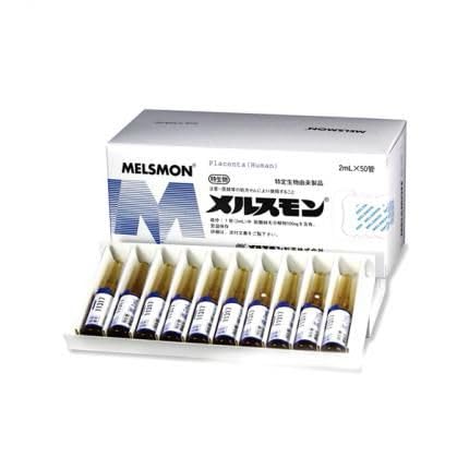 Melsmon Platinum Placenta – Japanese Premium Placental Extract for Skin Whitening, Anti-Aging, Immunity Boost & Female Hormonal Balance