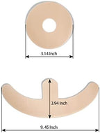Silicone Scar Sheets for Breast - 8 Pack, Including 4 Areola Soft Strips & 4 Anchor Sheets
