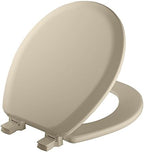 Mayfair 841EC 006 Cameron Toilet Seat Will Never Loosen and Easily Remove Durable Enameled Wood, Round, Bone