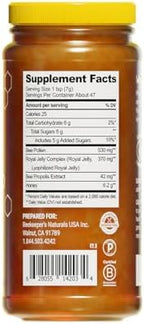 Superfood Honey by Beekeeper's Naturals - Bee Pollen, Royal Jelly, Propolis, Honey - Natural Energy, Immune Support, Mental Clarity, Athletic Performance (11.6 oz)