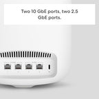 Amazon eero Max 7 mesh wifi router (newest model) - Supports internet plans up to 10 Gbps, Coverage up to 2,500 sq. ft., Connect 250+ devices, 1-pack