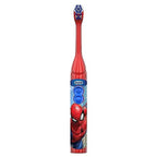 Oral-B Kid's Battery Toothbrush Featuring Marvel's Spiderman, Soft Bristles, for Kids 3+ (Pack of 2)