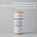 J&L Naturals Mineral Deodorant | Baking Soda-Free, 100% Natural, Sustainable | Sensitive Deodorant For Women & Men | Aluminum Free, Vegan, Cruelty-Free (Rosemary & Cedarwood, 3 Oz (Pack of 1))