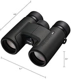 Nikon PROSTAFF P7 10x30 Binocular | Waterproof, fogproof, Rubber-Armored Compact Binocular, Oil & Water Repellent Coating & Locking Diopter | Official Nikon USA Model