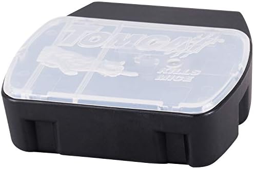 Tomcat Mouse Killer Child Resistant, Refillable Station with Clear Lid for Easy Monitoring, 1 Bait Station and 8 Refills