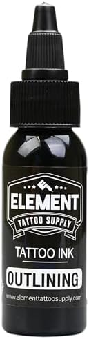 Black Tattoo Ink Tattoo Outline Shading Lining Mixing Ink & Blending Solid Liner Tattooing Ink Permanent Nighthawk Black Ink Tattoo Professional Tattoo Supplies