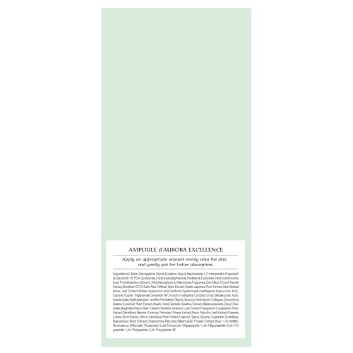 [CHALLANS de PARIS] Ampoule d’Aurora Excellence – Soothing & Balancing Skin-Barrier Support Serum with Niacinamide, Oligo-HA & Ceramide | Lightweight Watery, Hydrating Korean Skincare, 1.23 fl oz