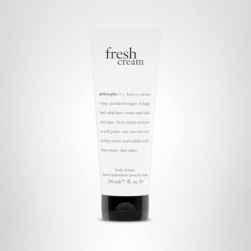 philosophy fresh cream body lotion - with notes of vanilla, heliotrope & tonka bean - 7 fl oz