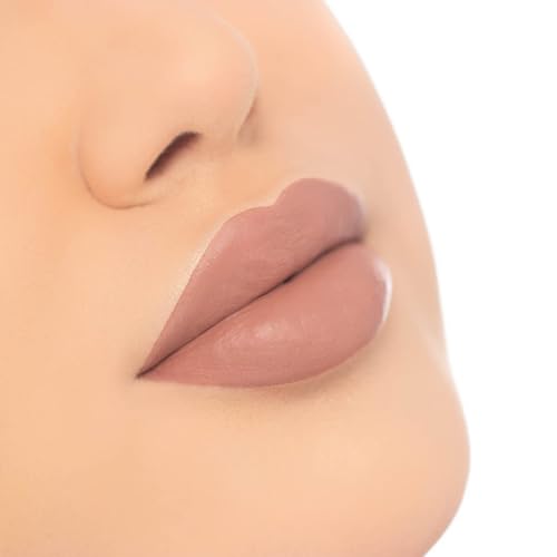 Beauty Bakerie Lip Whip Liquid Lipstick for Women, Waterproof Lip Gloss, Tint, Stain Long Lasting Hydrating Moisturizer, Matte or Metallic, 3.5mL, Salted Caramel Mocha
