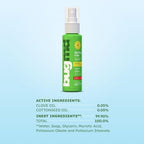 BugMD Bed Bug & Mite Spray - TSA Approved 3 oz - Child & Pet Safe, Stain & Odor Free - Lice, Tick, Fly, Mosquito, Flea, Dust Mite Treatment - Travel Essential for Hotels, Suitcases, Backpacks, Shoes