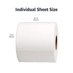 AmazonCommercial 2-Ply Ultra Plus Individually Wrapped Toilet Paper, White, Septic Safe, Compatible with Standard Dispensers, 400 Sheets per Roll (24 Rolls), 4.1 x 3.6 Sheet