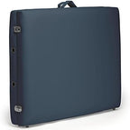 Saloniture Professional Portable Folding Massage Table with Carrying Case - Blue