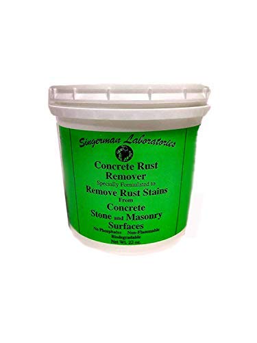 Singerman Laboratories Rust Remover for Concrete (Case of 8 Makes 8 gallons)