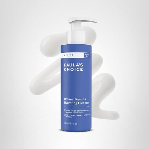 Paula's Choice RESIST Optimal Results Hydrating Cleanser, Green Tea & Chamomile, Anti-Aging Face Wash, Dry Skin, 6.4 Ounce
