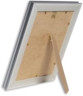 VictoR 6x8 Picture Frame Rubens Black Silver - Picture Frames 6x8 - with Shutterproof Acrylic Glass - Antique - Black 6 by 8