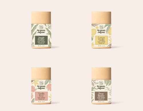 Aluminum Free Deodorant for Women and Men, 100% Natural Deodorant with Coconut Oil, Shea Butter, Baking Soda Free, Safe for Sensitive Skin, Long Lasting, Unisex, Unscented, 2 oz