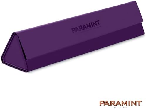 MatShield Purple, Durable Playmat Case - Compatible with Magic The Gathering, MTG Play Mat Tube - MTG Accessories - Premium Satin with Fabric Interior, Magnet Snap Closure