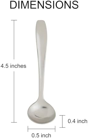 Fino Sugar Ladle, Stainless Steel, Made in Japan, Set of 4