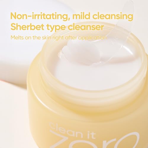 BANILA CO Clean it Zero Nourishing Cleansing Balm | Korean Makeup Remover for Dry Skin | Vegan | Cleansing Oil, Facial Cleanser Made with Ginseng Root & Soybean Peptide (100ml / 3.38 fl. oz)