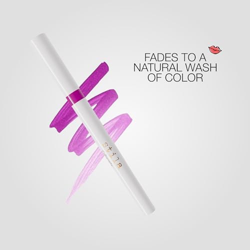 stila Calligraphy Lip Stain Long-Lasting Tint, Moisturizing, Transfer-Proof, Lightweight, Sheer Buildable Color, Fades to a Natural Wash of Colors